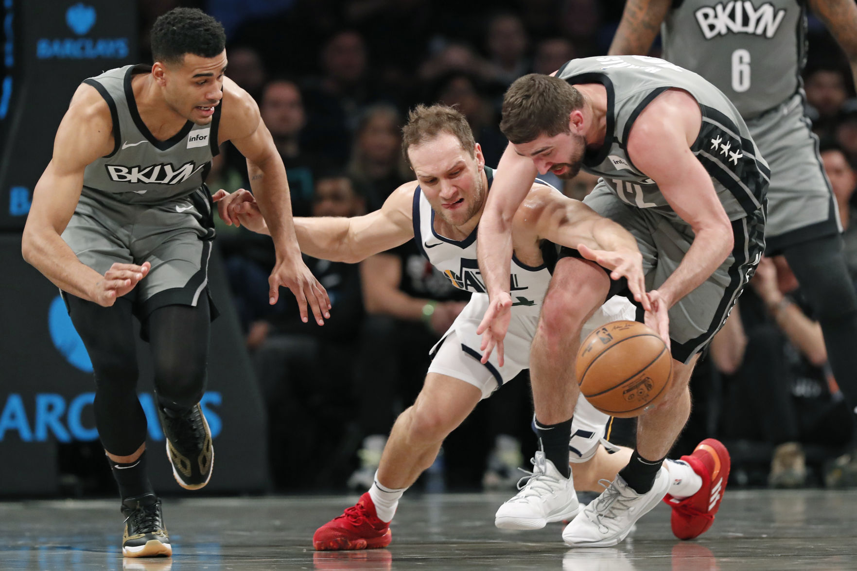 APTOPIX Jazz Nets Basketball